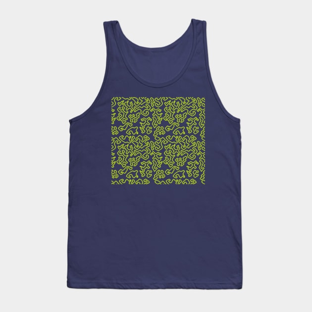 Neon Pixel Camo Tank Top by ilhnklv